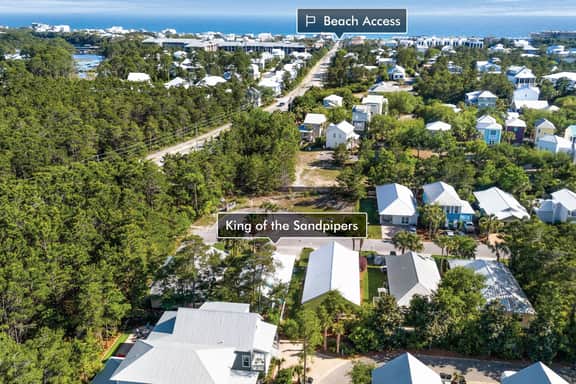 Furry friends on 30A! Walk to beach! 4 Bikes! Pool